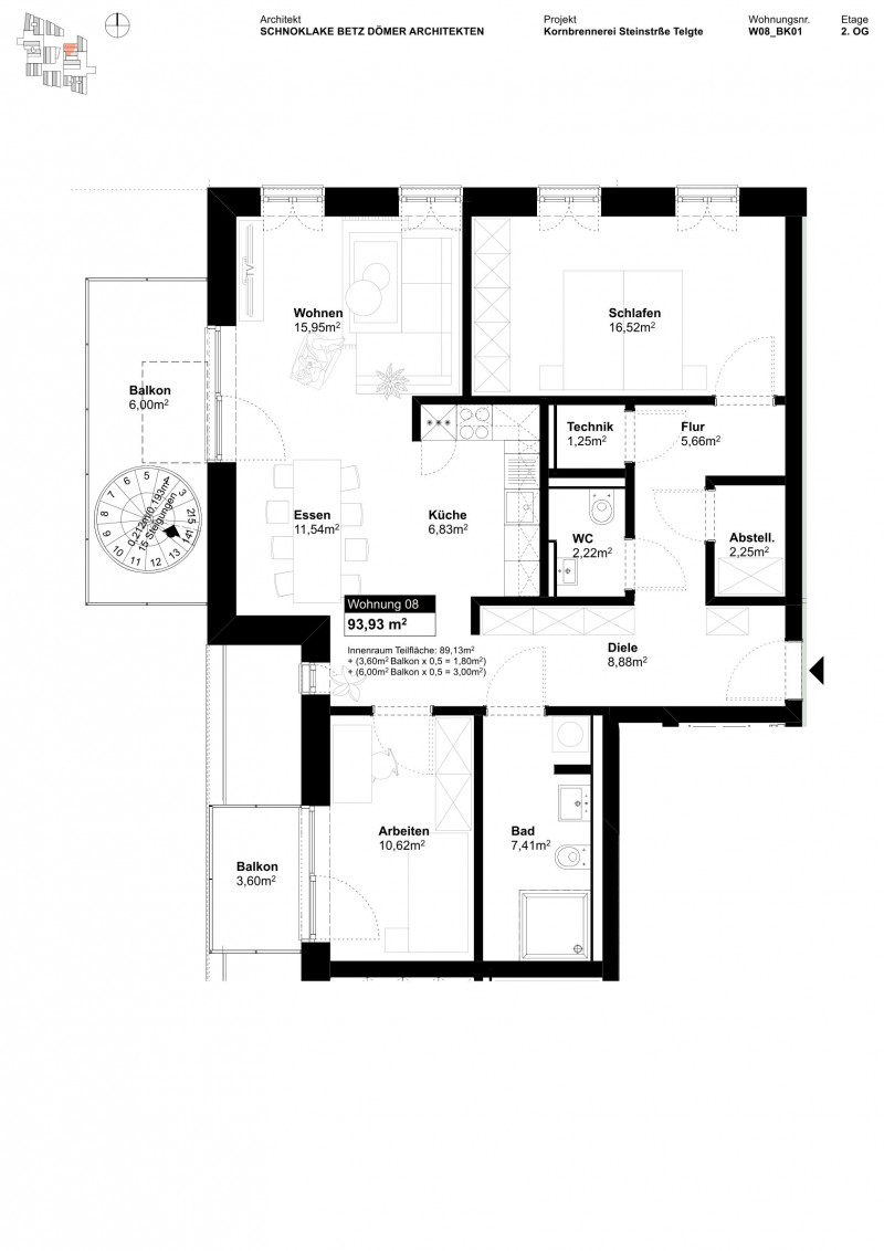 Grundriss Wohnung 3201