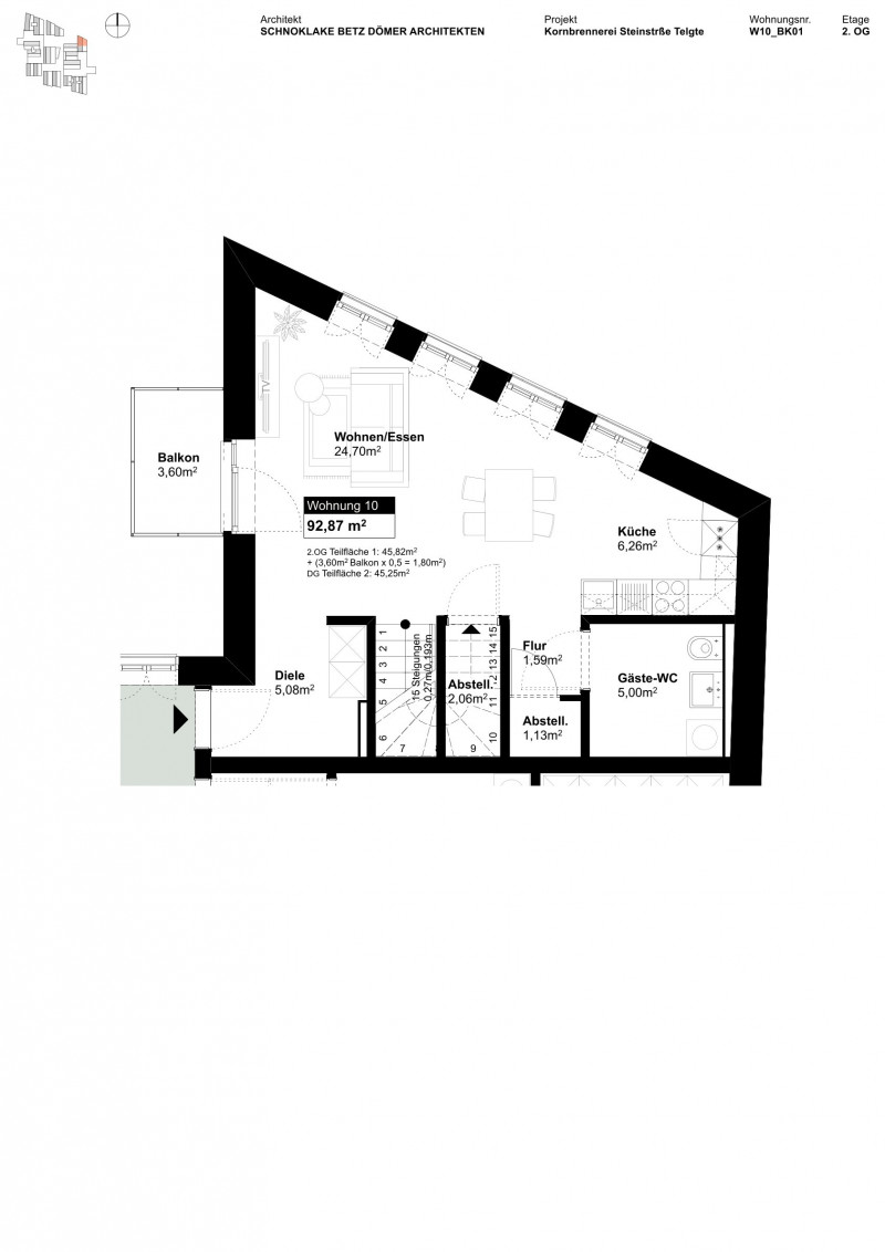 Grundriss Wohnung 3202