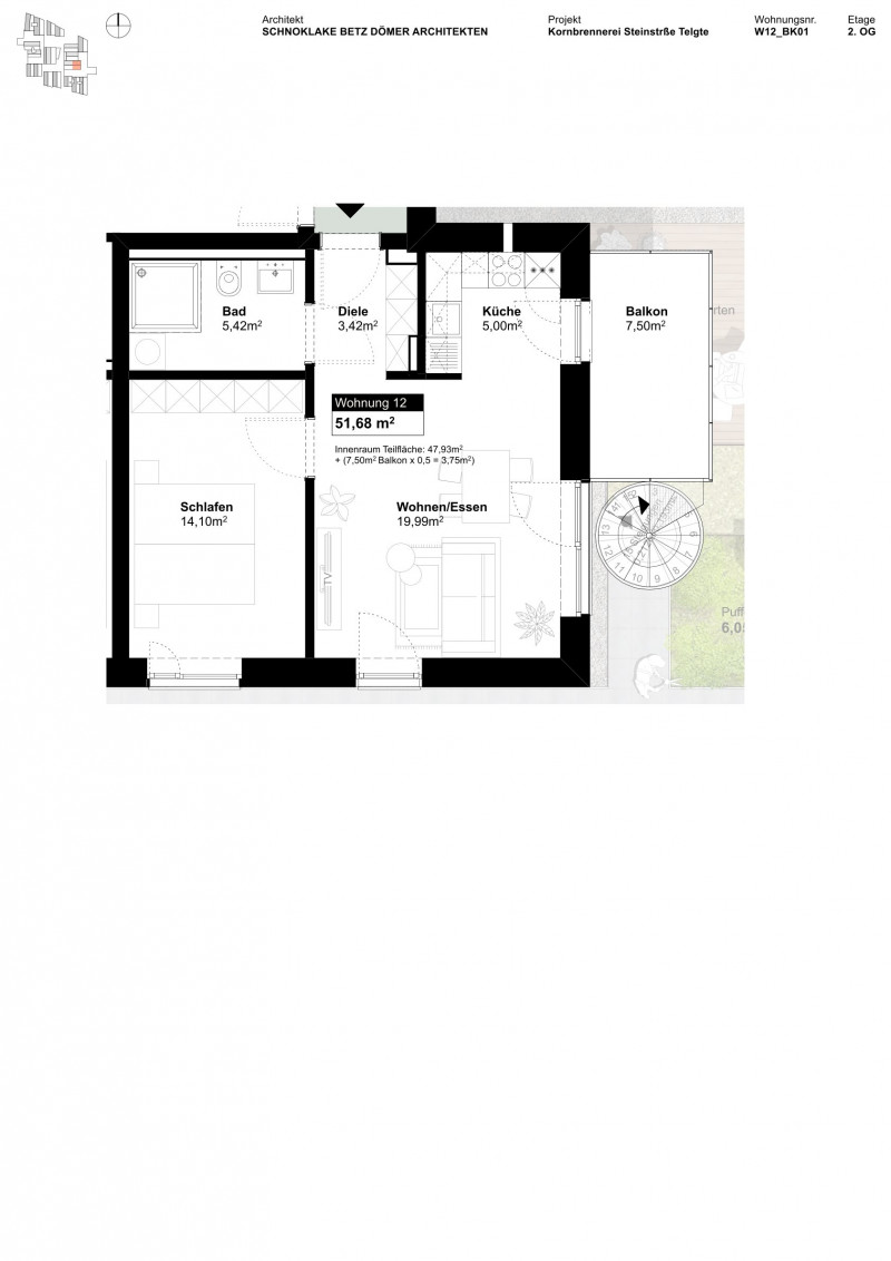 Grundriss Wohnung 3204