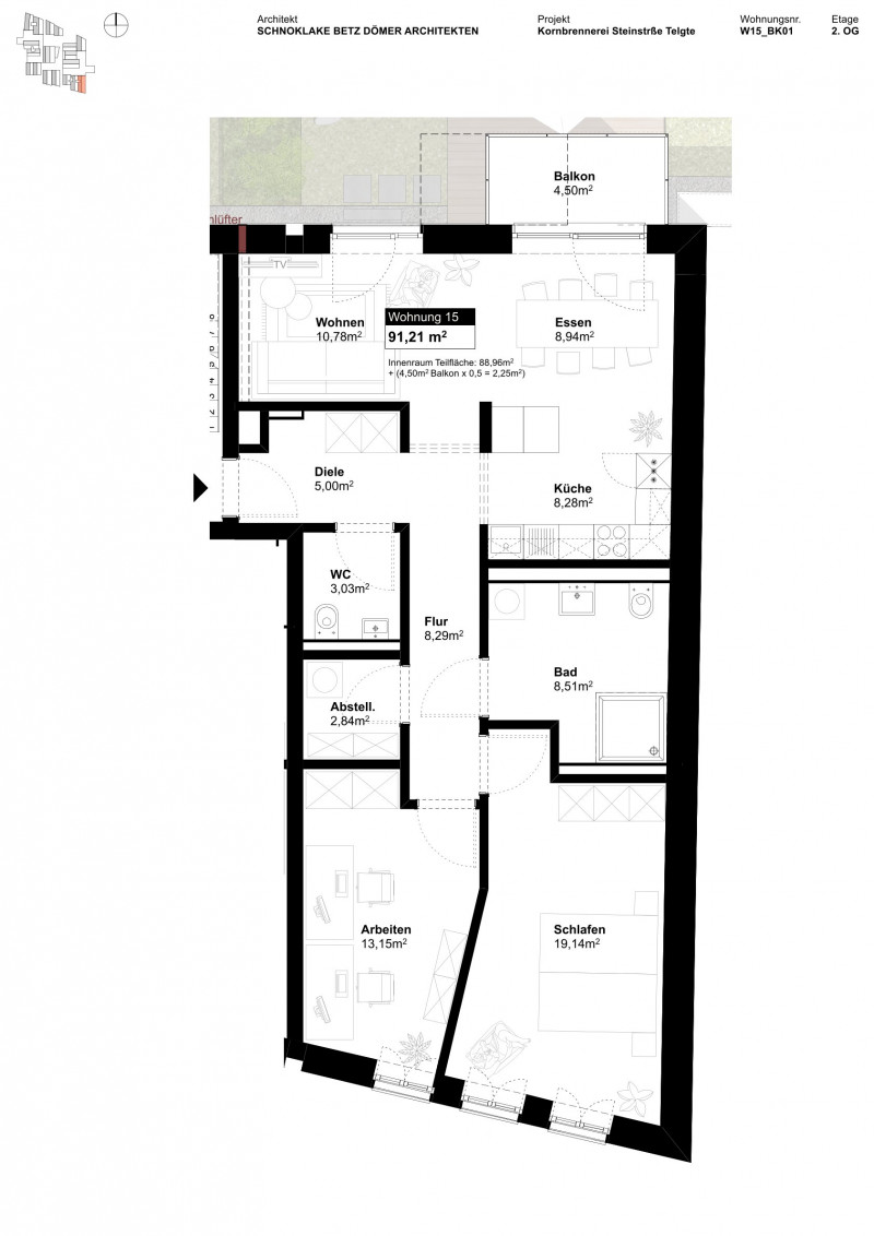 Grundriss Wohnung 3206