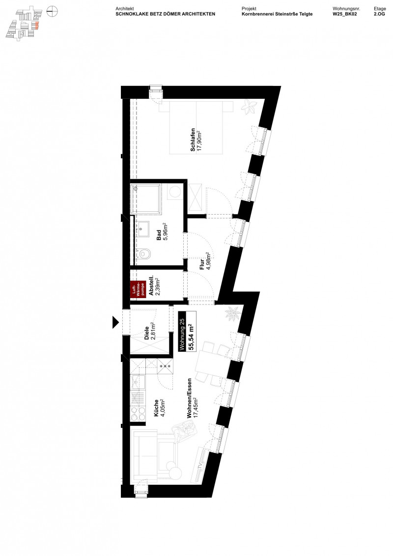Grundriss Wohnung 4210
