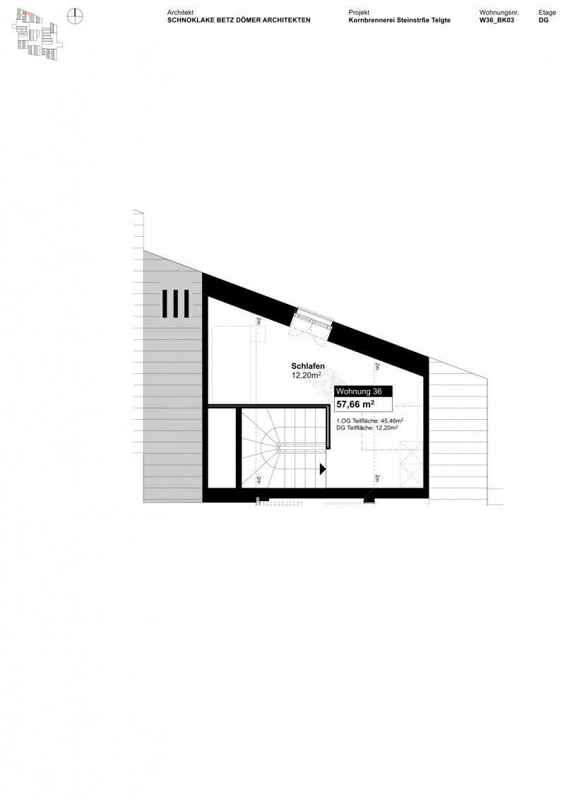 Grundriss Wohnung 1215